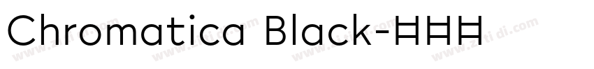 Chromatica Black字体转换